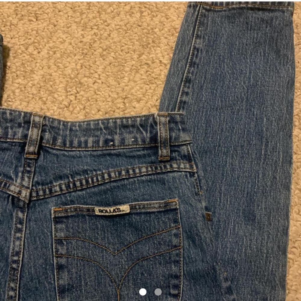 vintage wash rolla jeans!